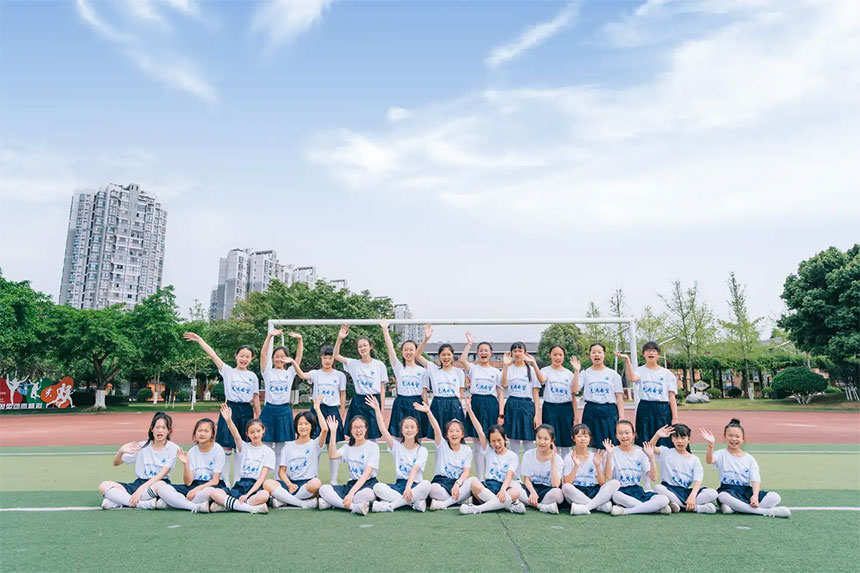 西安某小学毕业照拍摄