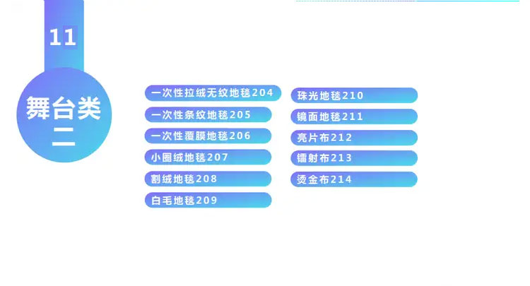 会议物料清单
