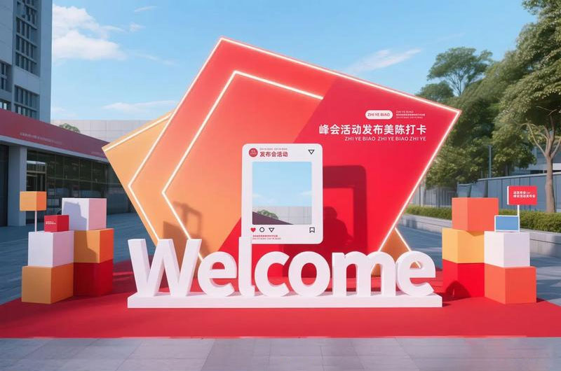 活动拍照打卡区域设计