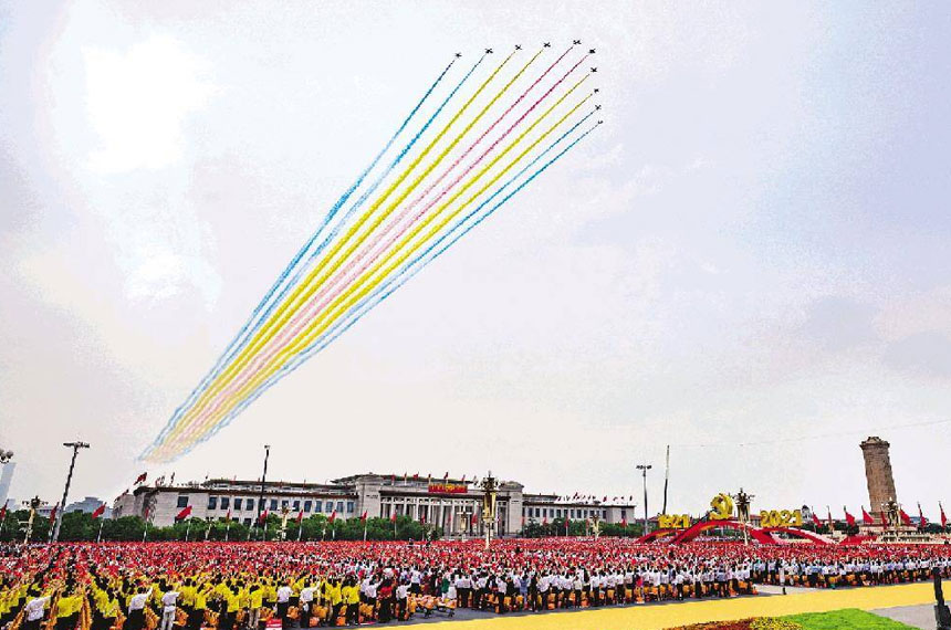 西安无人机彩烟表演