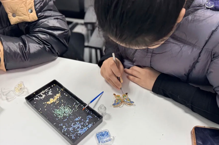 西安螺钿胸针老师